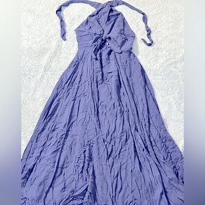 Free people Halter blue dress